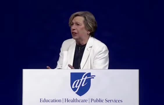 AFT President Randi Weingarten Euphorically Calls the Entire Union To Action