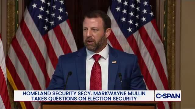 DHS Sec. Mullin on Networks Not Airing Trump’s Address: ‘What Are They Trying to Cover Up?’