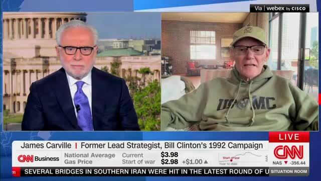 James Carville Criticizes Networks for Not Airing Trump’s Speech: ‘I Think the President of the United States Acting Loonier Than a Tune Is Newsworthy’