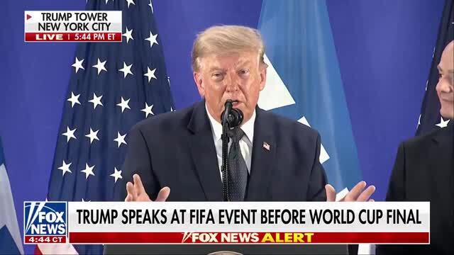 Fox News: Trump Jokes That the U.S. Should Host Another World Cup ‘Without Mexico and Canada’ While with FIFA’s Gianni Infantino at Trump Tower