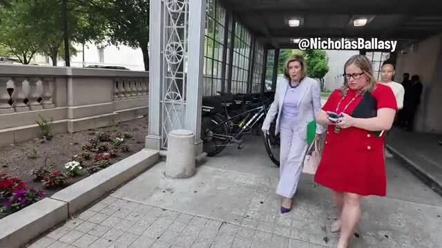 House Speaker Emeritus Nancy Pelosi Declined to Comment on the Hit-and-Run Accident That Paul Pelosi, Her Husband, Was Involved in Recently