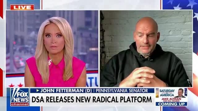Sen. John Fetterman Blasts the Dem Socialists of America, Calling Them ‘Extremists:’ They Are Not Democrats