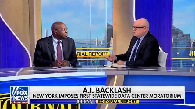 Jason Riley on Data Centers: ‘A.I. Will Make Us More Productive,’ the Scaremongering Out There Will Not Come to Pass