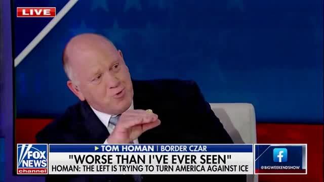 Tom Homan on Trump: If You Want the Next President To Be a Perfect Man, You Better Wait for the Second Coming of Jesus