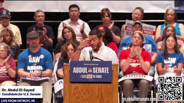 Abdul El-Sayed: ‘I’d Rather Have a 1000 Millionaires than One Billionaire’