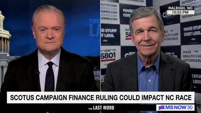 Roy Cooper: New Campaign Finance Rules Benefit ‘People Who Are Already in Power’
