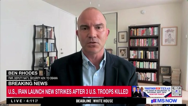 Ben Rhodes on Iran: ‘Strategically, the United States Has Already Lost’