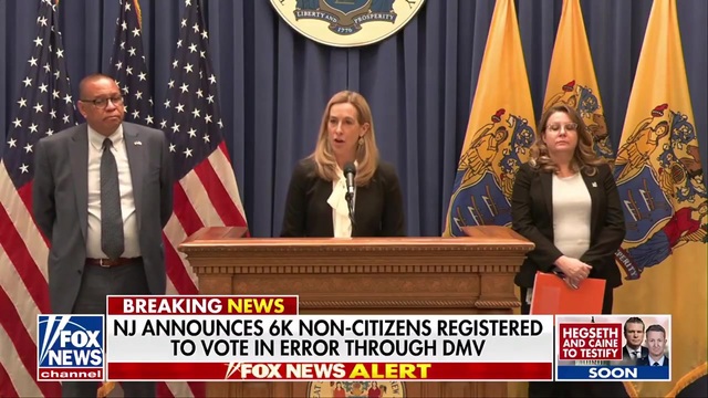 NJ Gov. Sherrill Says a Software Glitch Registered About 6,600 Non-U.S. Citizens to Vote When Applied for Driver’s Licenses: ‘It’s Unacceptable’