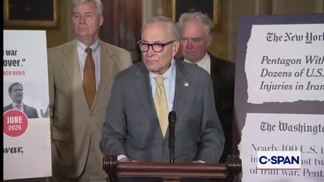 Sen. Schumer on Stopping Tariffs on Canada: ‘We Need Our Republican Colleagues to Join Us, These Tariffs Hurt the American People’