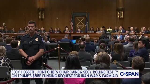 Protesters Continuously interrupt Sec. Hegseth During His Opening Statement: ‘Stop Bombing Our Children in Iran and Palestine’