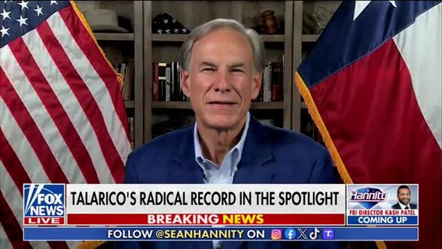 Greg Abbott: James Talarico’s Beliefs About Transgender Ideology Are Contrary to the Majority of the Texas Black Community