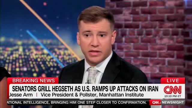 Jesse Arm: One Doesn’t Have to Be a Proponent of the Iran War to Support Funding Our Military