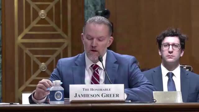 Trade Rep. Greer: We Want an Economy That Is Resilient from Shocks and Not Dependent on Foreign Production for Critical Goods