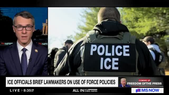 James Walkinshaw on ICE’s Use of Force Policies: ‘Only One Single Solitary Officer Has Faced Disciplinary Action’