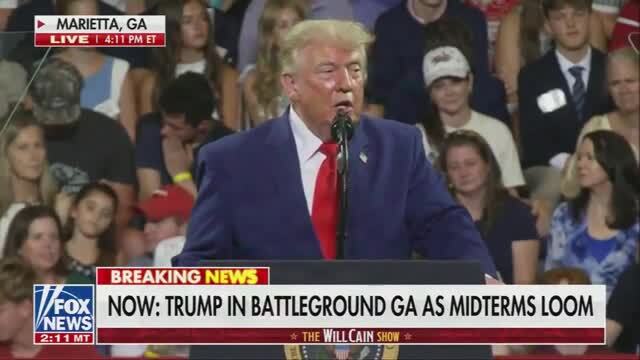 Trump Says the Communists Want to Blow up Mt. Rushmore