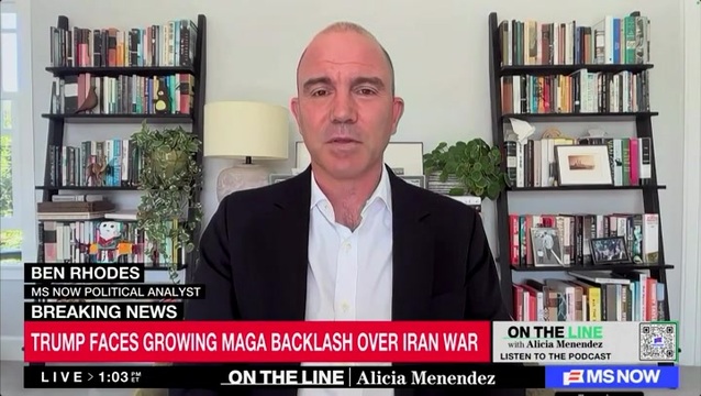 Ben Rhodes: Trump Is Fighting a War with Iran to Reopen a Body of Water That Was Open Before the War Started