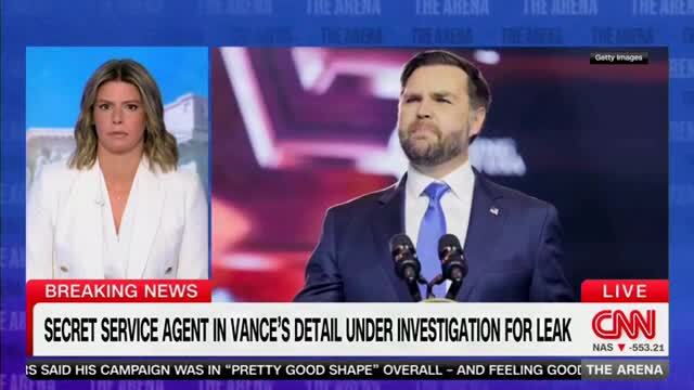 CNN: Secret Service Agent in VP Vance’s Detail Under Investigation for Leak