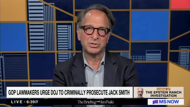 Andrew Weissmann: Criminally Prosecuting Jack Smith Is ‘Preposterous,’ His Letter Concerning Phone Records Isn’t Perjury
