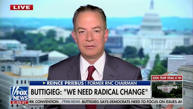 Reince Priebus on Buttigieg Interview: I Thought It Was Extremely Boring, Same Old Story