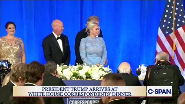 Trump Arrives at the White House Correspondents’ Dinner