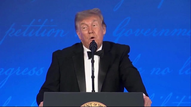 Trump at the WHCA Dinner: But Just Like My Presidency, the Second Time Is Always Better, and ‘a Third Time Will Be Better Yet’