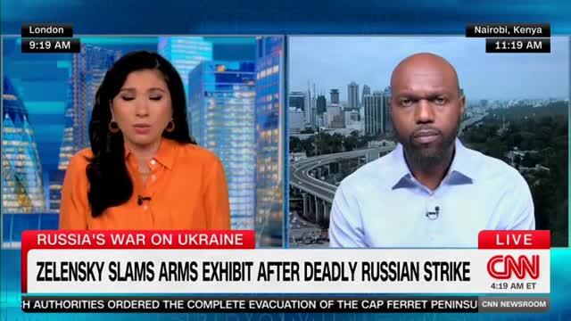 Larry Madowo: Zelenskyy Says Drone Exhibition ‘Should Not Have Happened’ After Russian Missile Strike