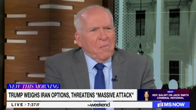 John Brennan: If You Look at All Things U.S. Has Done Toward Iran, ‘This Is Not Going to End Well for Us’