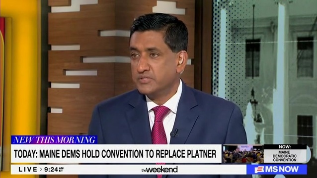 Dem Rep. Khanna on Platner: ‘We Should Have Listened More to the Signs That Were There’; ‘For Me, It Was a Lesson of Humility’