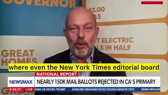 Steve Hilton: ‘That’s How Crazy It’s Gotten,’ in the Rules in Calif. You Don’t Even Need a Postmark for Your Ballot to Count