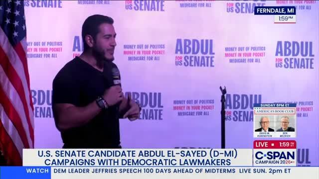Muslim Socialist Senate Candidate Abdul El-Sayed Calls for Chuck Schumer To Be Replaced as Majority Leader with Senator Chris Van Hollen