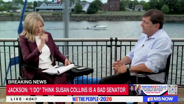 Troy Jackson Slams Susan Collins Amid Maine’s Senate Race: She Stood Up for Trump 96% of the Time, She Stood Up with Billionaires