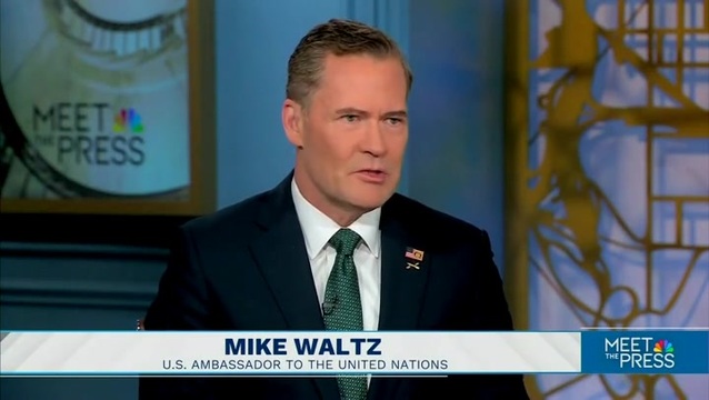 Amb. Mike Waltz on Iran Amid Deescalations: Trump Is Giving Some Space, Talks Are Ongoing