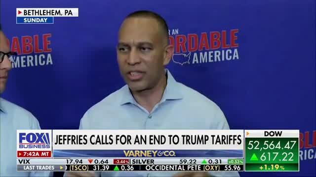 Hakeem Jeffries: ‘There Is a Role for Tariffs, But Not in the Way That Donald Trump Has Done Them’