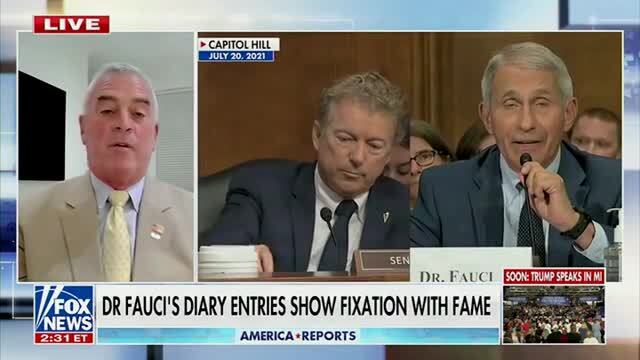 Brad Wenstrup: Fauci’s Diary Entries Show He Was More Concerned About the Fame than He Was with People Dying