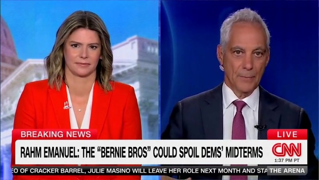 Rahm Emanuel: Democratic Socialists’ Agenda ‘Does Not Play Anywhere Except for Maybe on the Upper West Side of Manhattan’