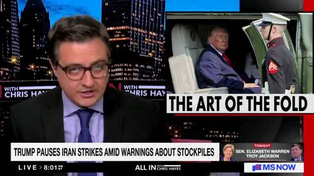 Chris Hayes: Lately, Trump Is Rolling Over Like a Dog, You Might Say, Making Capitulations Globally and Domestically, He’s Weak