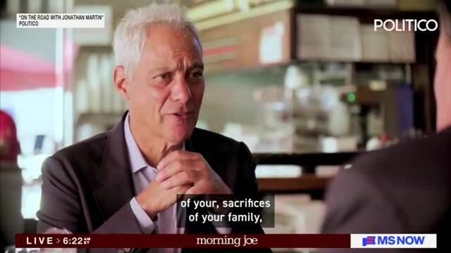 Rahm Emanuel on Running for President: ‘I’m Thinking Hard About It!’