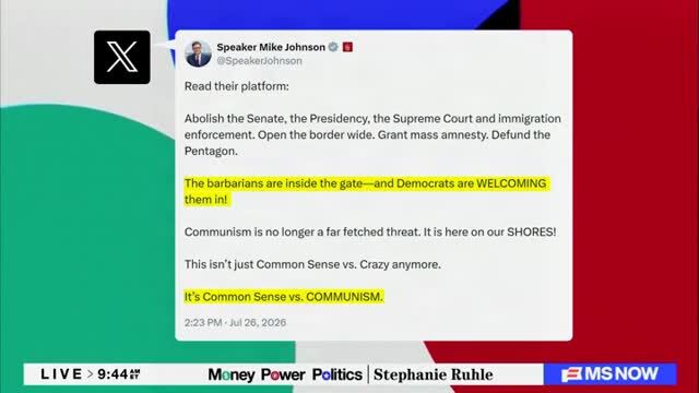 Ruhle: Republicans Are Attacking Dem Socialists, But They Are the Ones Doing Authoritarian Things ‘and that Is How You End up with Communism’