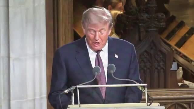 Trump at the Nat’l Cathedral Funeral Service for Sen. Graham: He Was a Force of Nature, and ‘I Will Miss Him Greatly’