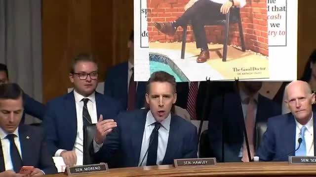 Sen. Hawley: ‘You’ve Done More to Harm Science than Anybody in My Lifetime and I Hope You’ll Go Home and Write that in Your Diary’