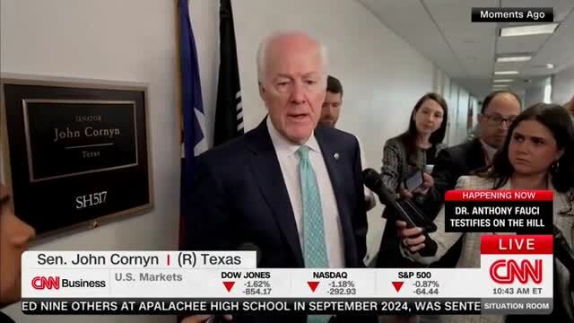 GOP Sen. John Cornyn Calls off Meeting with AG Nominee Todd Blanche