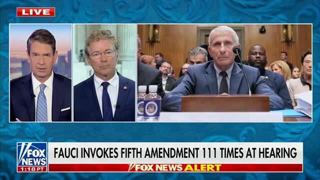 Rand Paul: ‘I Don’t Understand How [Democrats] Can See a Million Americans Die from Dangerous Research Funded by the Government and Not Be Upset About That’