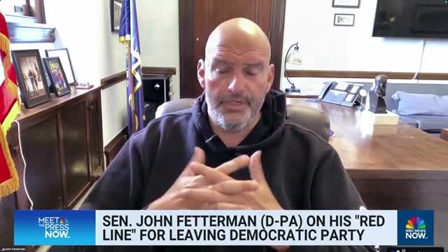 John Fetterman Straight up Says ‘I’m Not Going to Be a Republican’