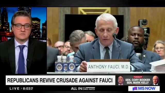 Chris Hayes Calls Fauci Hearing a ‘Bizarre Show Trial’ to Clip Farm Outrage