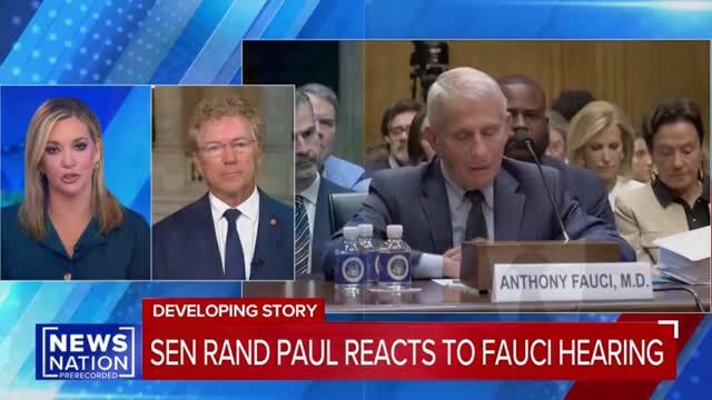 Rand Paul Says He Was ‘Surprised’ Fauci Plead the Fifth