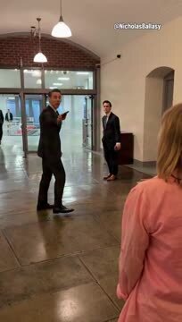 Sen. Hawley to Code Pink Protester: You Are a Liar, and a Total Supporter of Genocide