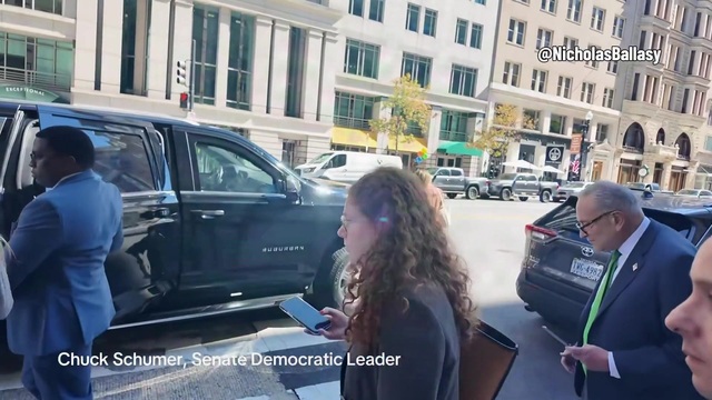 Schumer Declines to Comment on McConnell’s Absence from Senate when Asked if He Should Release a Video Statement