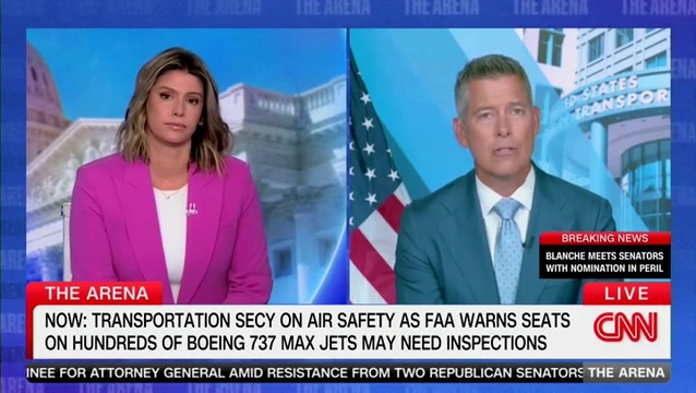CNN’s Kasie Hunt to Sec. Duffy: ‘Can Americans Fully Trust Boeing, Considering the String of Failures that We‘ve Seen from the Company?’