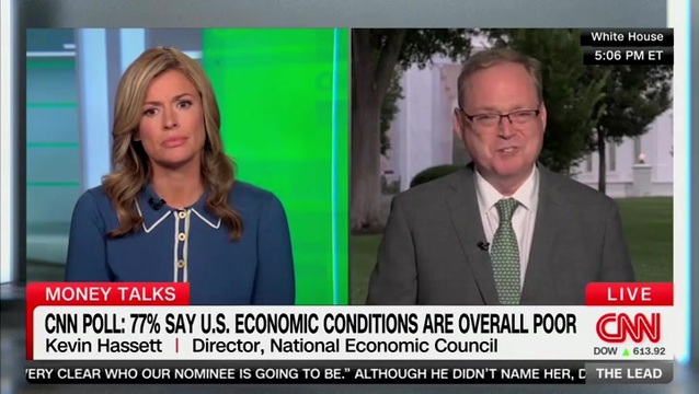 NEC Director Kevin Hassett: ‘Right Now, the Economy Does Look Amazing to Me’