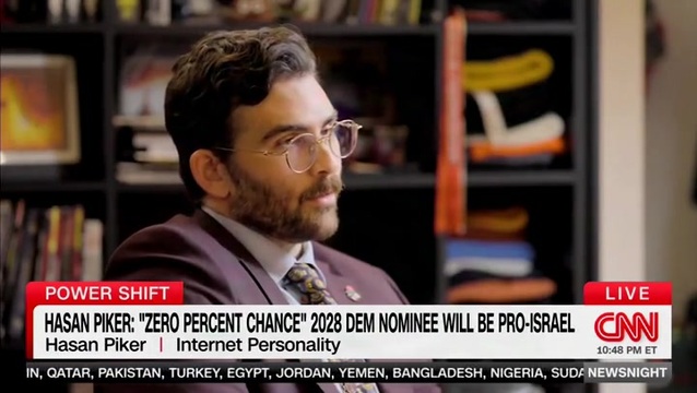 Hasan Piker: ‘There Is Zero Percent Chance’ that the 2028 Dem. Nominee Will Be Pro-Israel